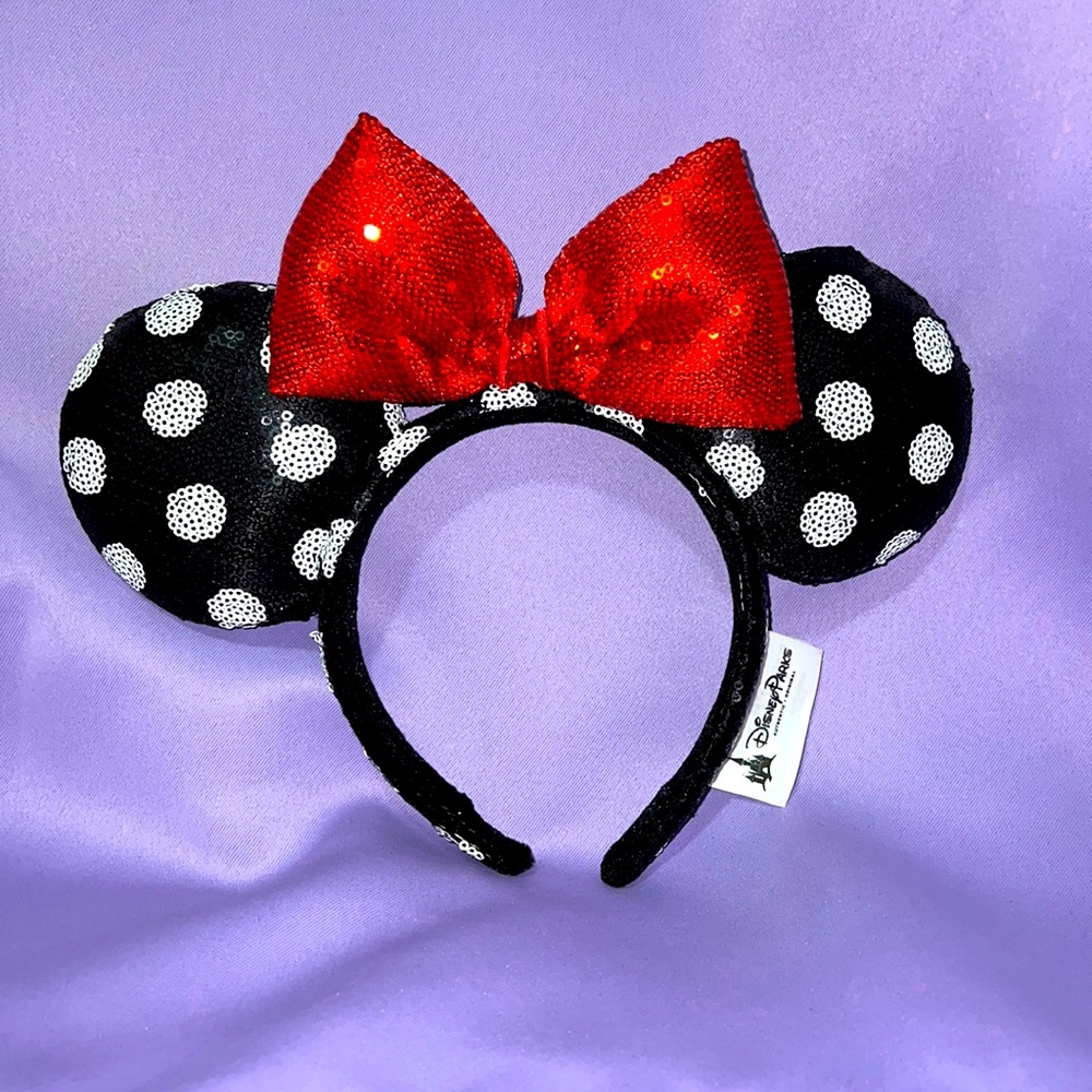 Disney Minnie Mouse Sequin Ear Headband for Adult